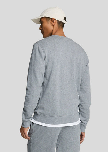 Lyle & Scott Truien Crew neck sweatshirt - mid grey marl