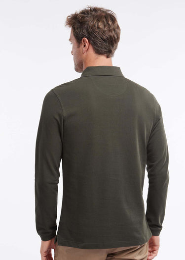 Barbour Longsleeve Polo's Essential l/s sports polo - forest