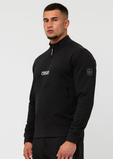 Marshall Artist Truien Siren 1/4 zip - black