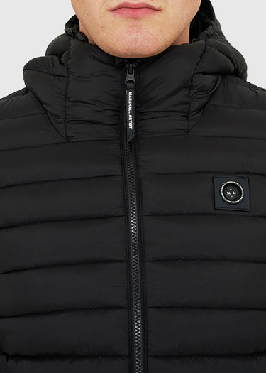 Marshall Artist Jassen Cascade bubble jacket - black