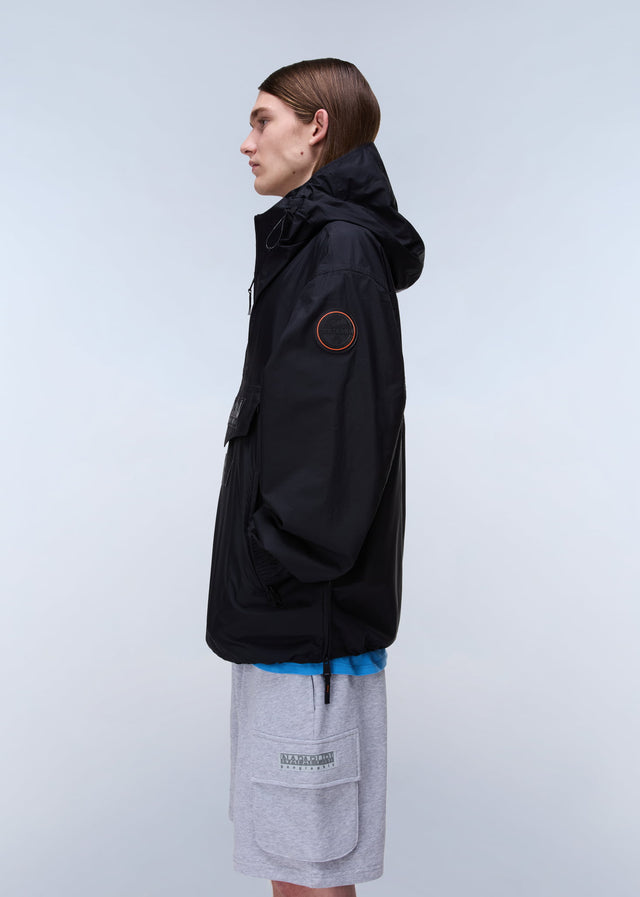 Napapijri Jackets Lightweight Packable Rainforest Overhead rf next Jacket - black beauty