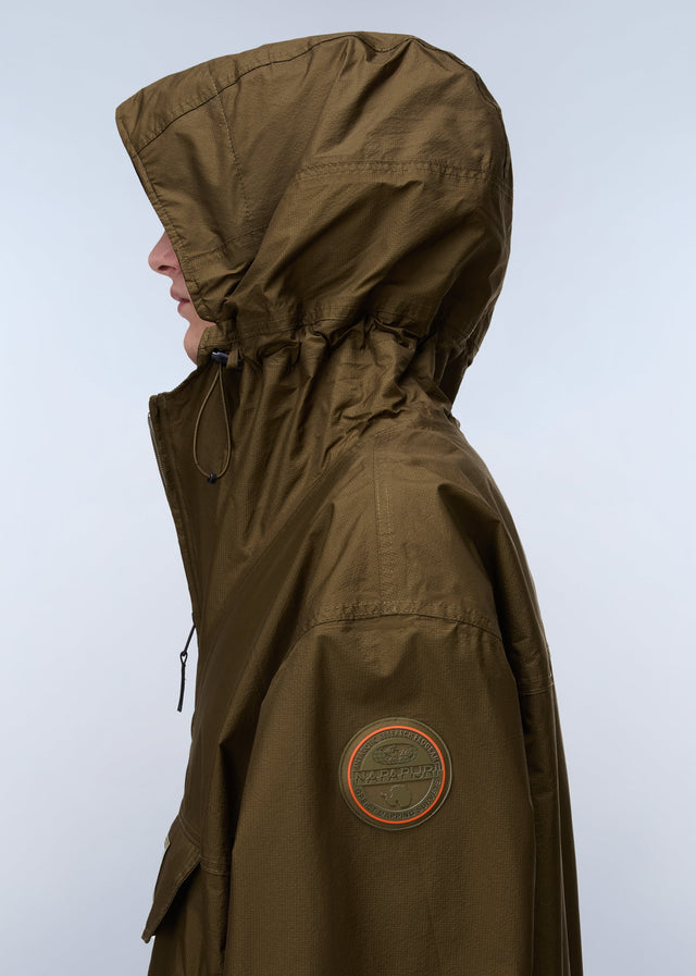Napapijri Jackets Lightweight Packable Rainforest Overhead rf next Jacket - dark olive