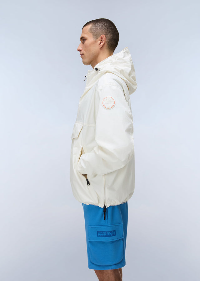 Napapijri Jackets Lightweight Packable Rainforest Overhead rf next Jacket - white whisper