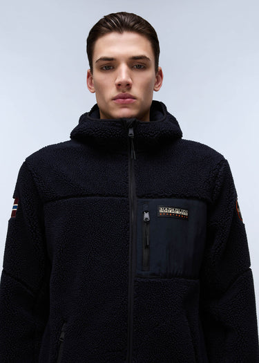 Napapijri Jassen Yupik full zip hoodie - black