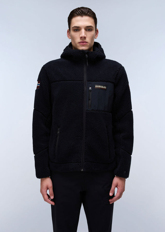 Napapijri Jackets Yupik full zip hoodie - black