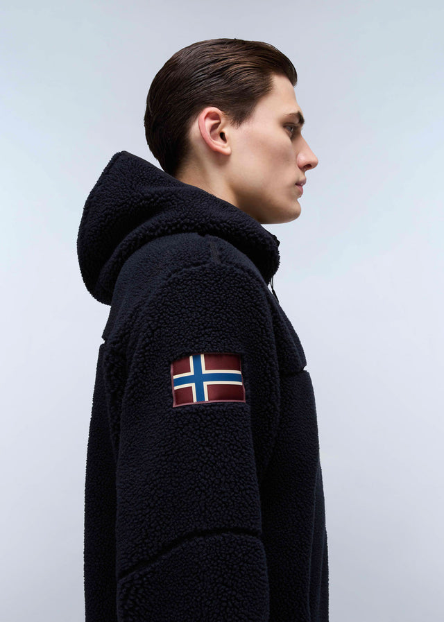 Napapijri Jackets Yupik full zip hoodie - black