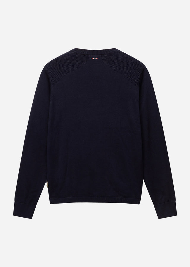 Napapijri Sweaters Derri crewneck sweater - blue marine