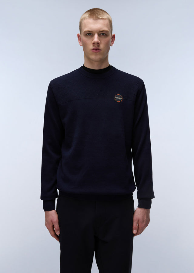 Napapijri Sweaters Derri crewneck sweater - blue marine