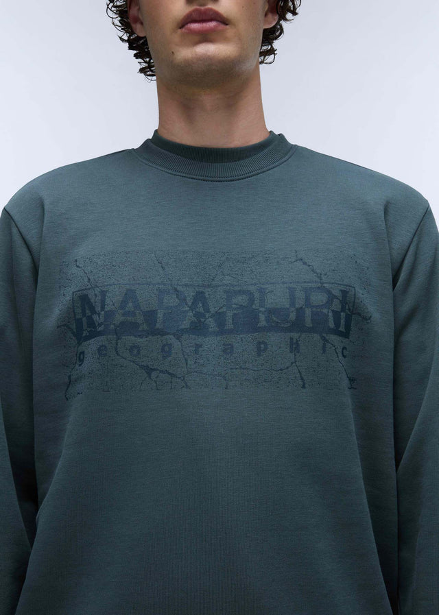 Napapijri Sweaters Albula crewneck sweater - green urban