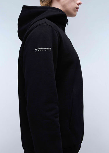 Napapijri Hoodies Badge halfzip hoodie - black