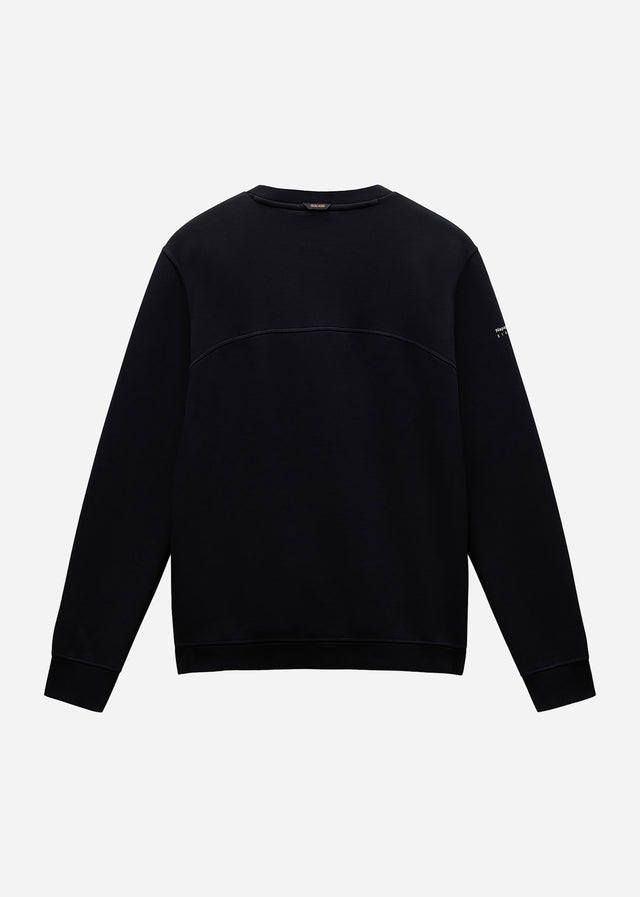 Napapijri Sweaters Badge crewneck sweater - black