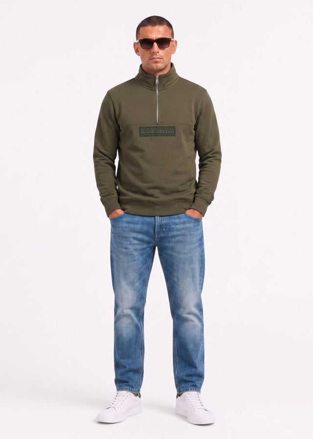 Napapijri Sweaters B box logo hz wi - olive night