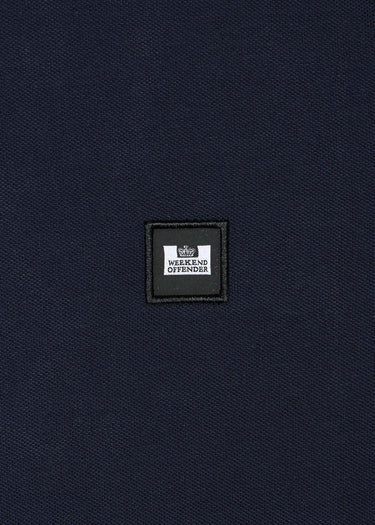 Weekend Offender Longsleeve Polo's Carola - navy house check