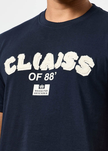 Weekend Offender T-shirts Class of 88 - navy