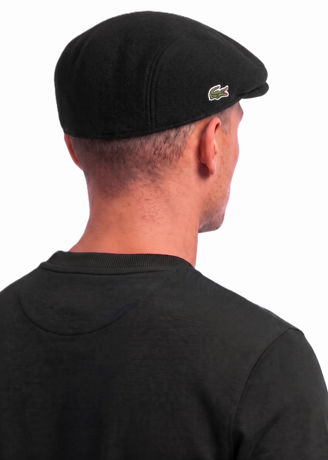 Lacoste Caps Flat Cap - black