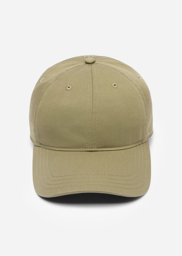 Lacoste Caps Lacoste cotton cap side logo - khaki