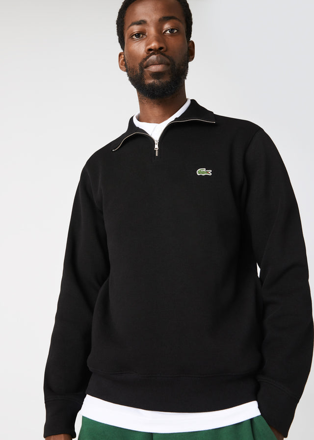 Lacoste Sweaters Sweater half zip - black