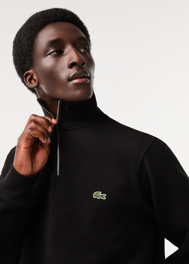 Lacoste Sweaters Sweater half zip - black