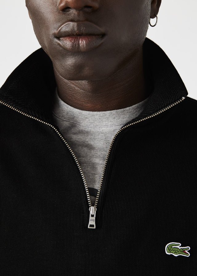 Lacoste Sweaters Sweater half zip - black