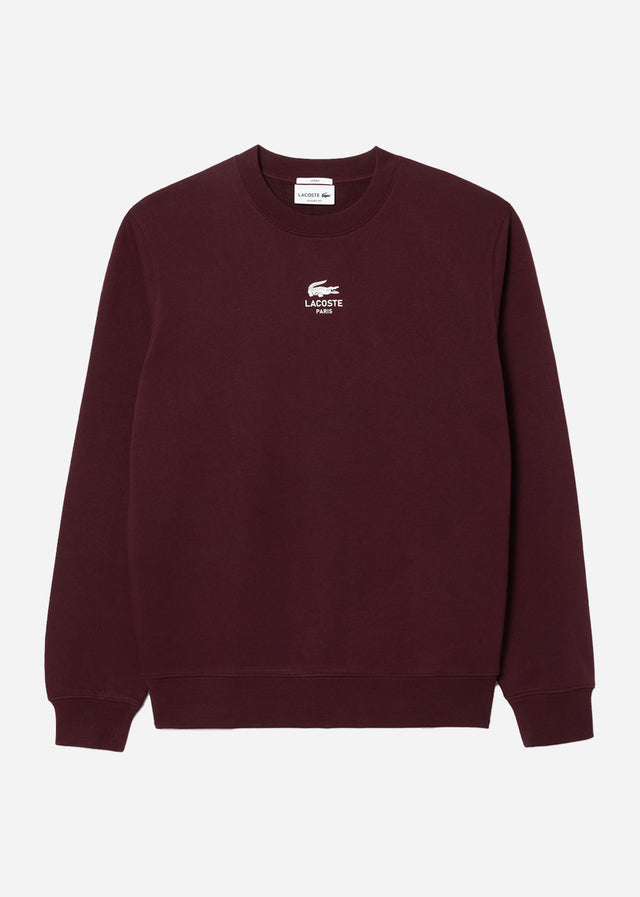 Lacoste Sweaters Sweatshirt logo print- expresso