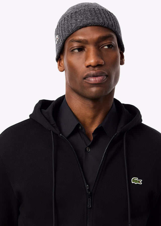 Lacoste Cardigans Sweater zip - black