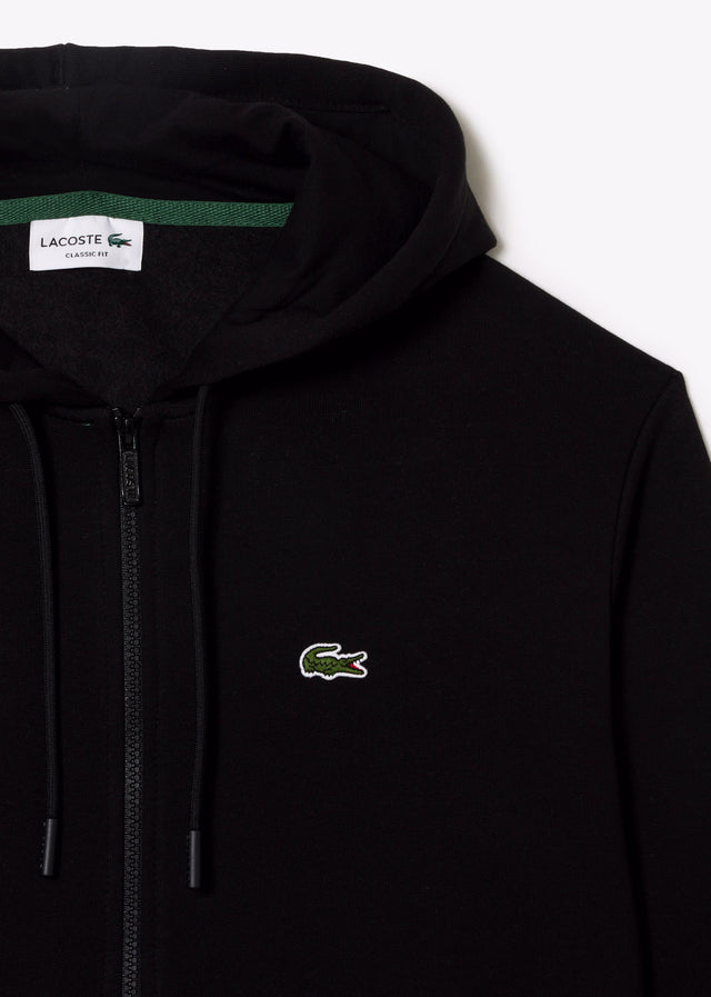 Lacoste Cardigans Sweater zip - black