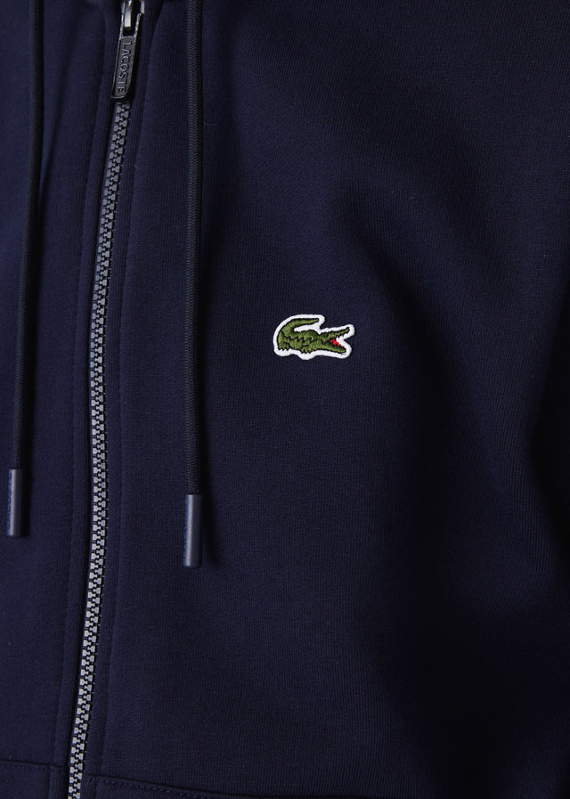 Lacoste Cardigans Zip through hoodie - navy blue