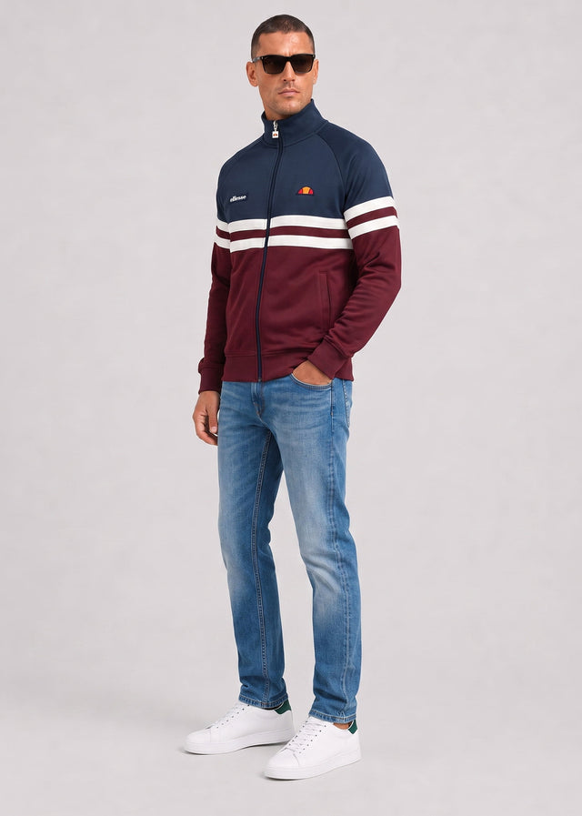 Ellesse Cardigans Rimini track jacket - burgundy navy