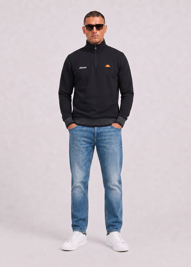 Ellesse Truien Verazo quarter zip top - black