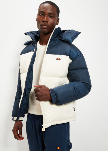 Ellesse Jassen Herald padded jacket - navy off white