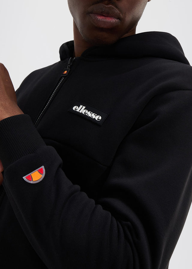 Ellesse Cardigans Milleros full-zip hoody - black