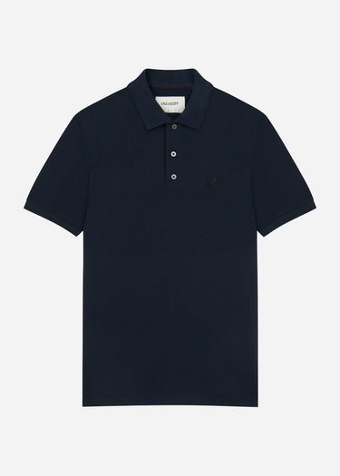 Lyle & Scott Polo's Tonal eagle polo shirt - dark navy