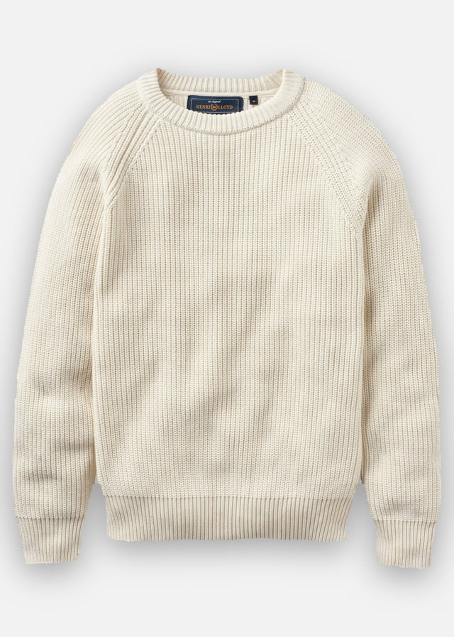 Henri Lloyd Sweaters Golant ribbed crew - ecru