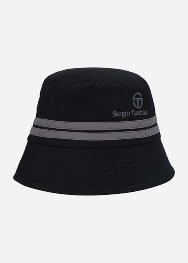 Sergio Tacchini Bucket Hats Stoneham classic bucket hat - black