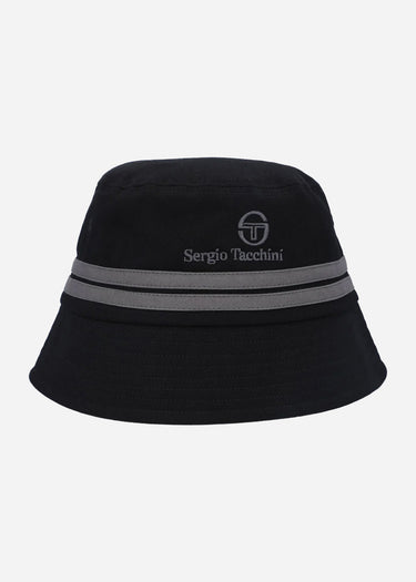 Sergio Tacchini Bucket Hats Stoneham classic bucket hat - black
