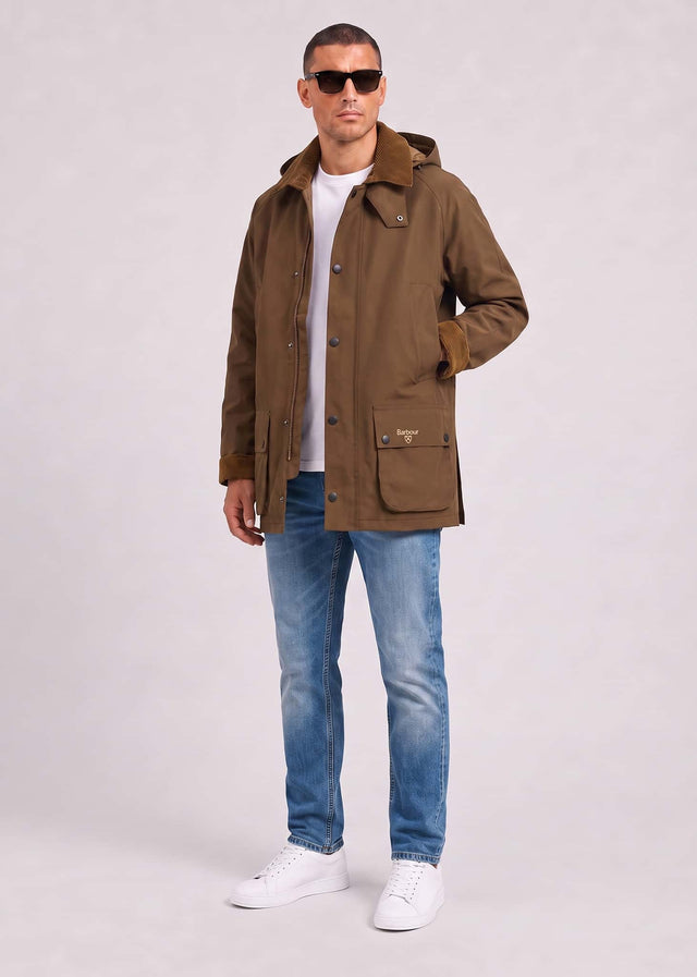 Barbour Jackets Barbour winter ashby waterproof jacket - dark sand
