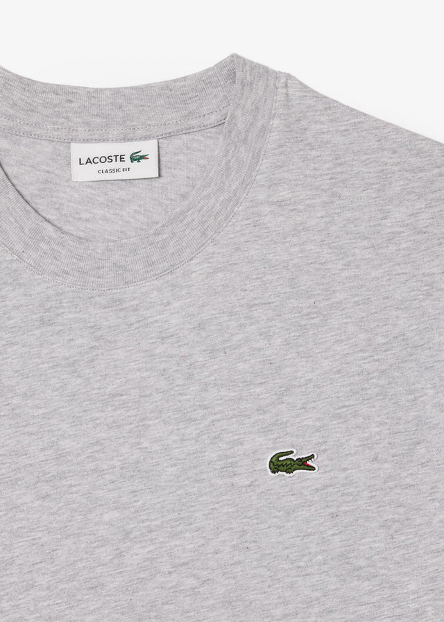 Lacoste T-shirts Cotton t-shirt - silver chine