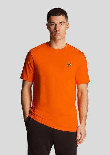 Lyle & Scott T-shirts Plain t-shirt - tangerine tango