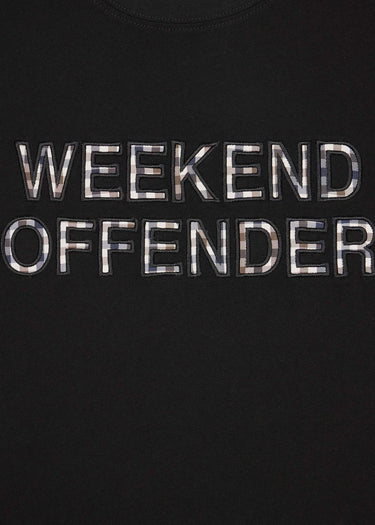 Weekend Offender T-shirts Tornaco - black mid house check