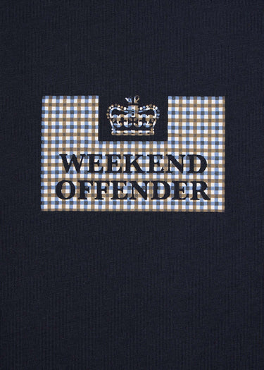 Weekend Offender T-shirts Dygas - navy house check