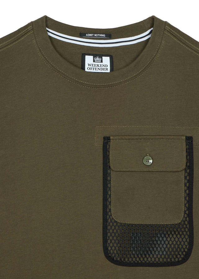 Weekend Offender T-shirts Lens - dark green