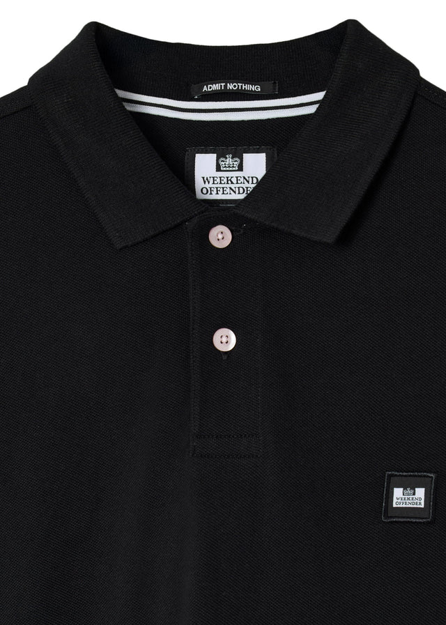 Weekend Offender Polos Heathcote - black