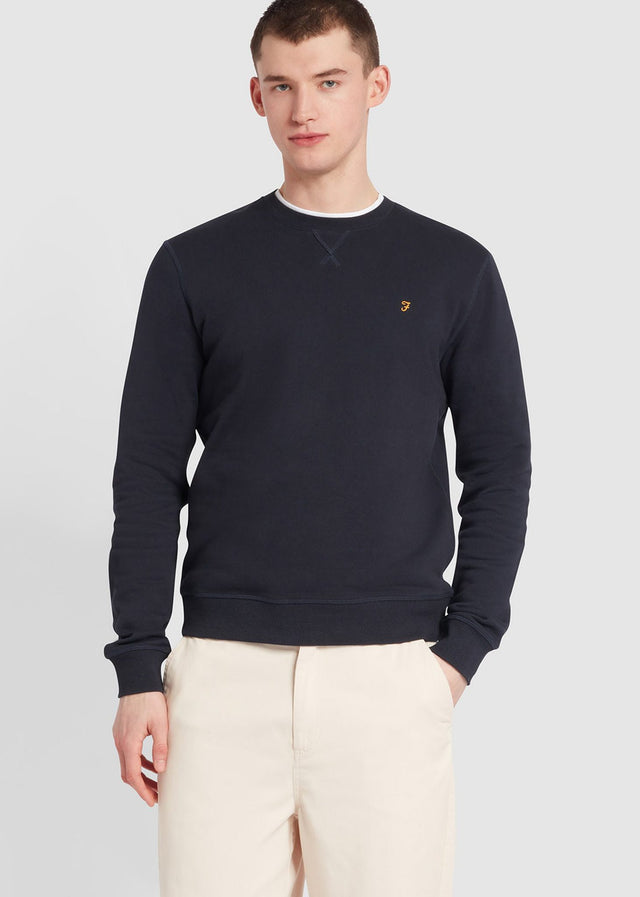 Farah Sweaters Sweatshirt tim new crew - true navy