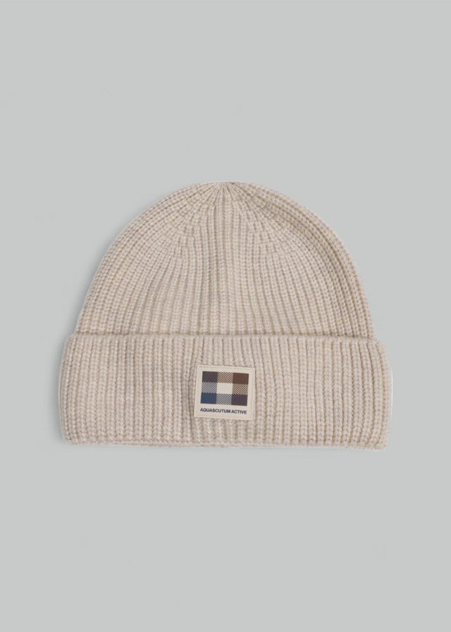 Aquascutum Beanies Active beanie patch - beige