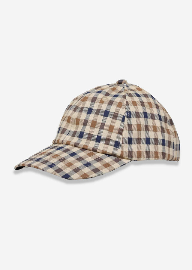 Aquascutum Caps Iconic baseball cap - club check