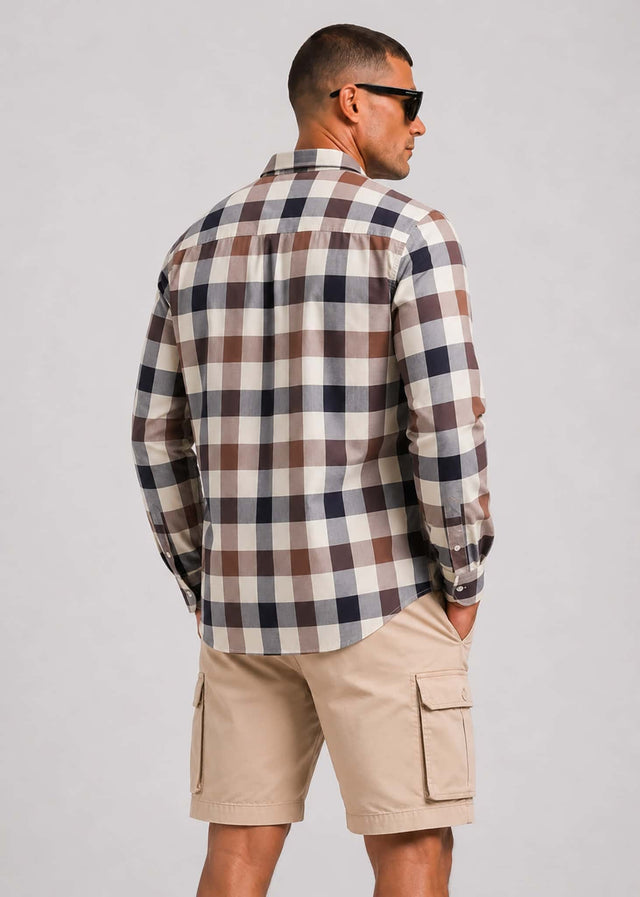 Aquascutum Shirts Macro iconic shirt - club check