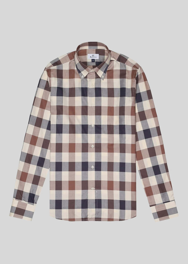 Aquascutum Shirts Macro iconic shirt - club check