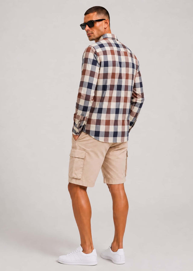 Aquascutum Shirts Macro iconic shirt - club check