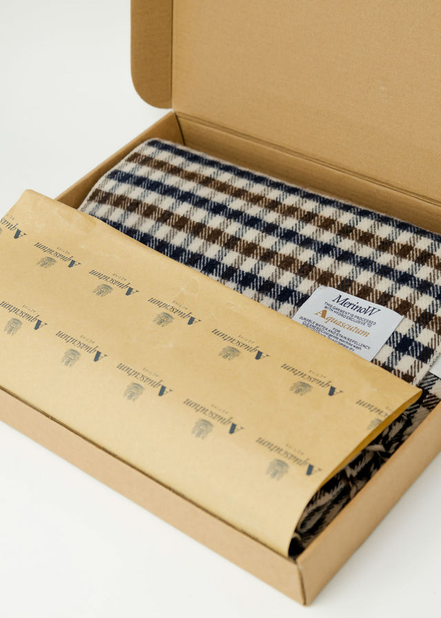 Aquascutum Scarves Club check scarf - check club