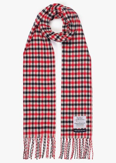 Aquascutum Scarves Wool iconic scarf - red